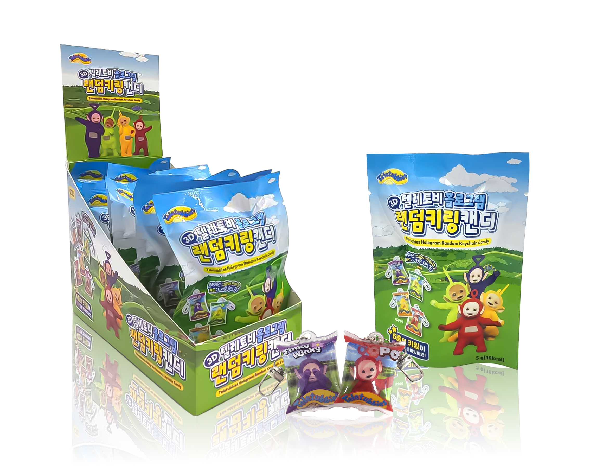 Teletubbies Hologram Random Keychain Candy